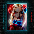 Gotham Noir: Legends in Neon LED Wall Art