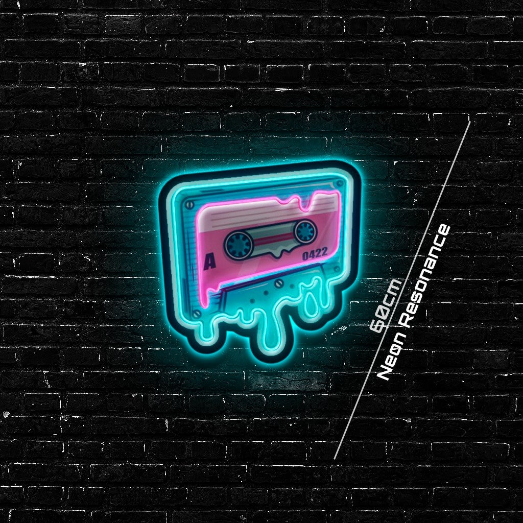Neon Resonance | The Melting Retro Tape