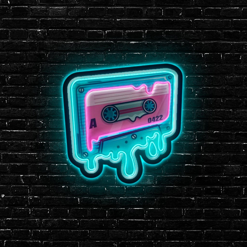 Neon Resonance | The Melting Retro Tape
