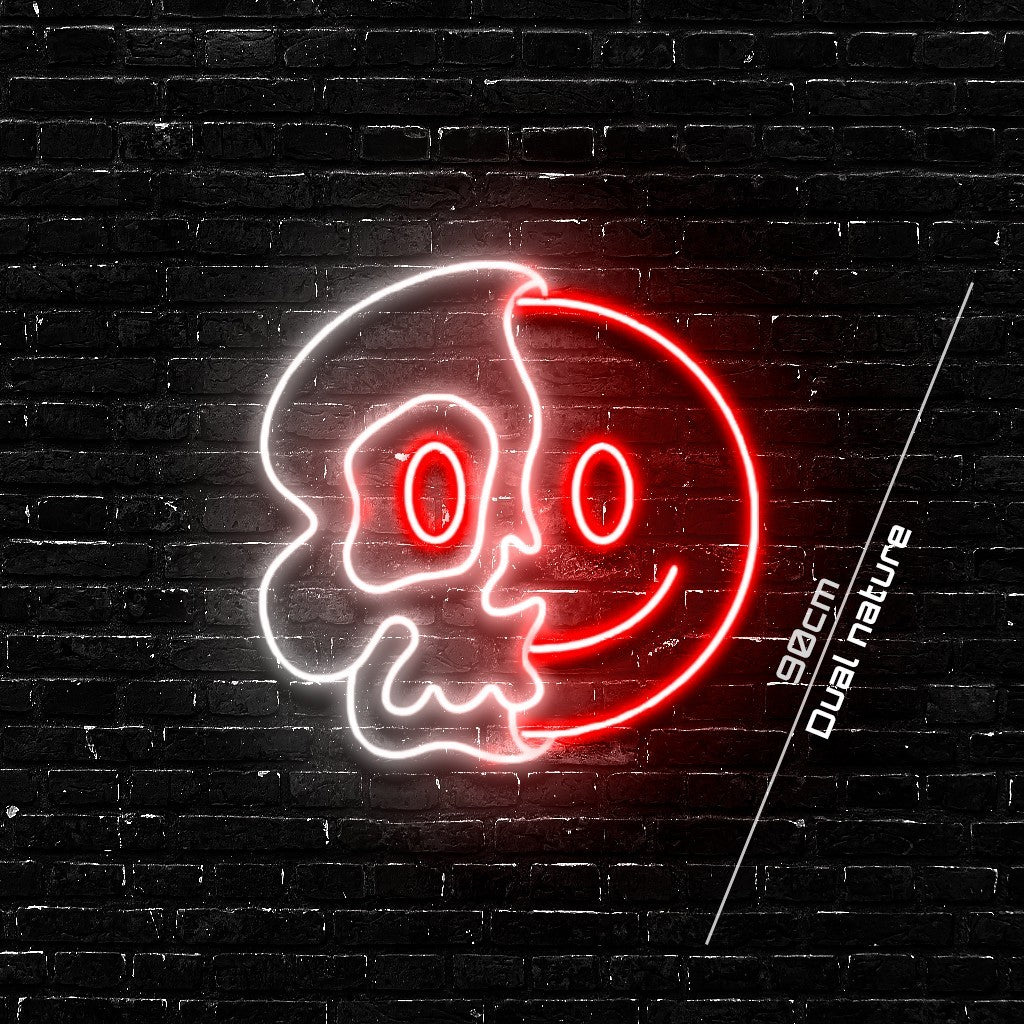 Dual Nature | The Paradox Neon Statement