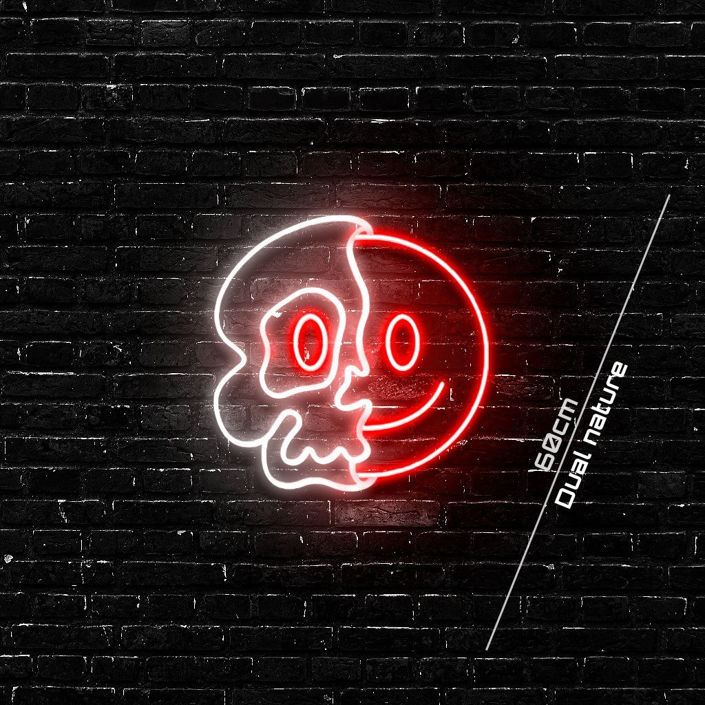 Dual Nature | The Paradox Neon Statement