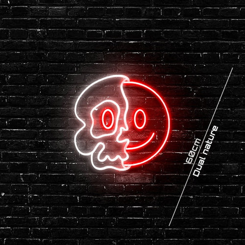 Dual Nature | The Paradox Neon Statement