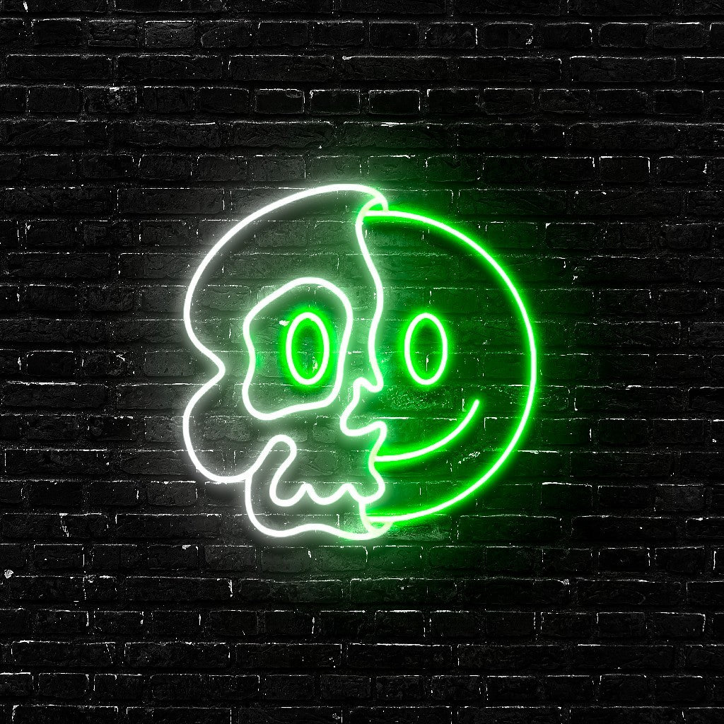 Dual Nature | The Paradox Neon Statement