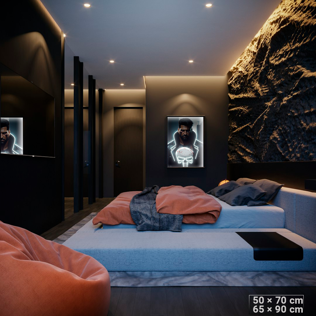 The Punisher: Justice in the Shadows LED Art