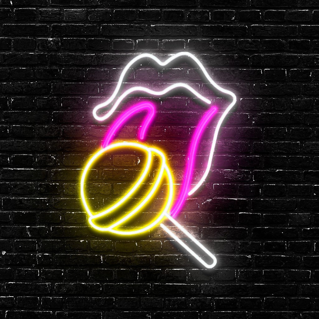 Sweet Electric Pop | The Neon Lollipop Statement