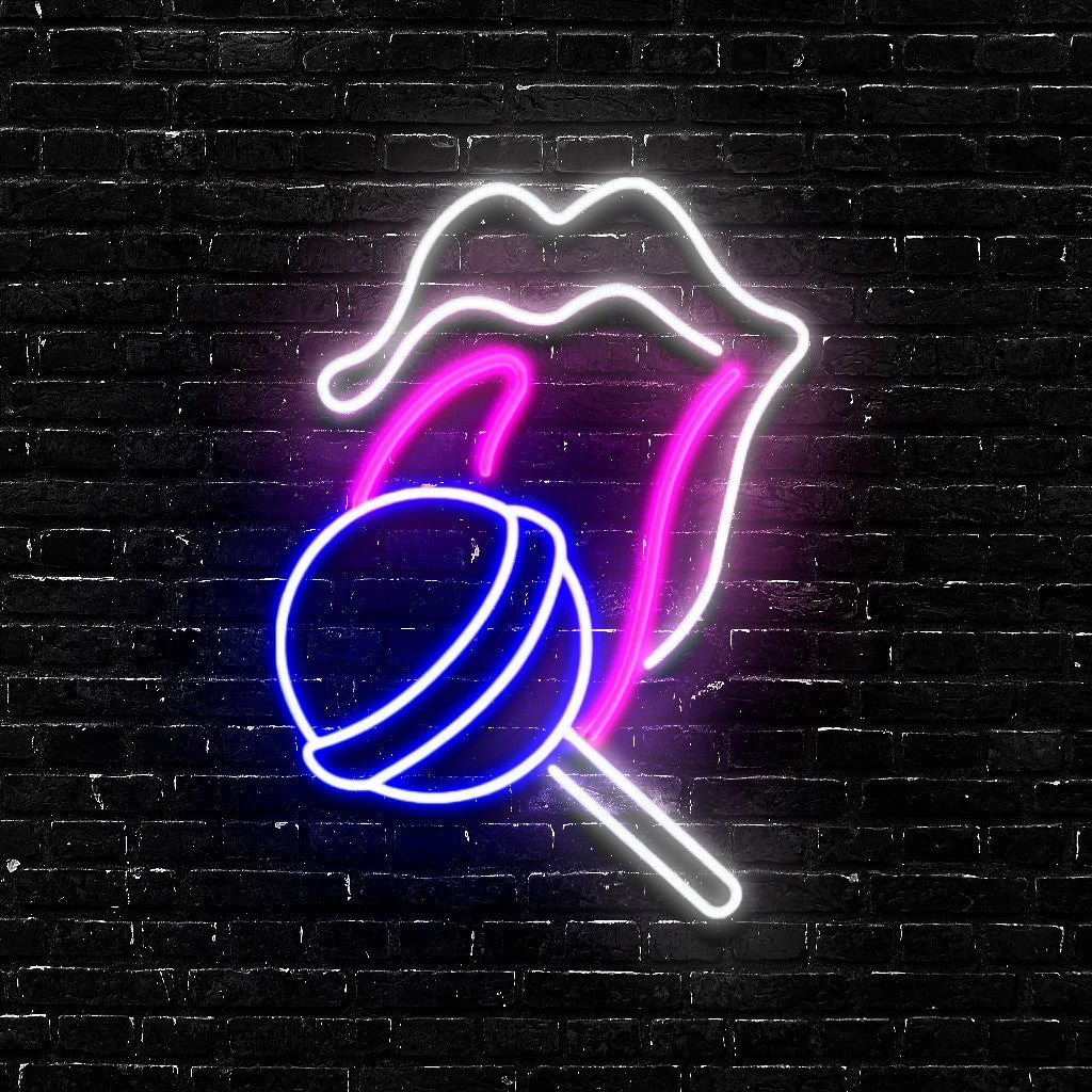 Sweet Electric Pop | The Neon Lollipop Statement