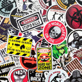 Industrial Spark | 50 Pcs Construction & Tools Sticker Pack